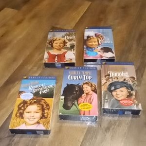 Very beautiful collection of Shirley Temple VHS movies from the 1960s